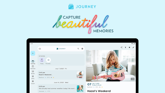 Journey journal app screenshot
