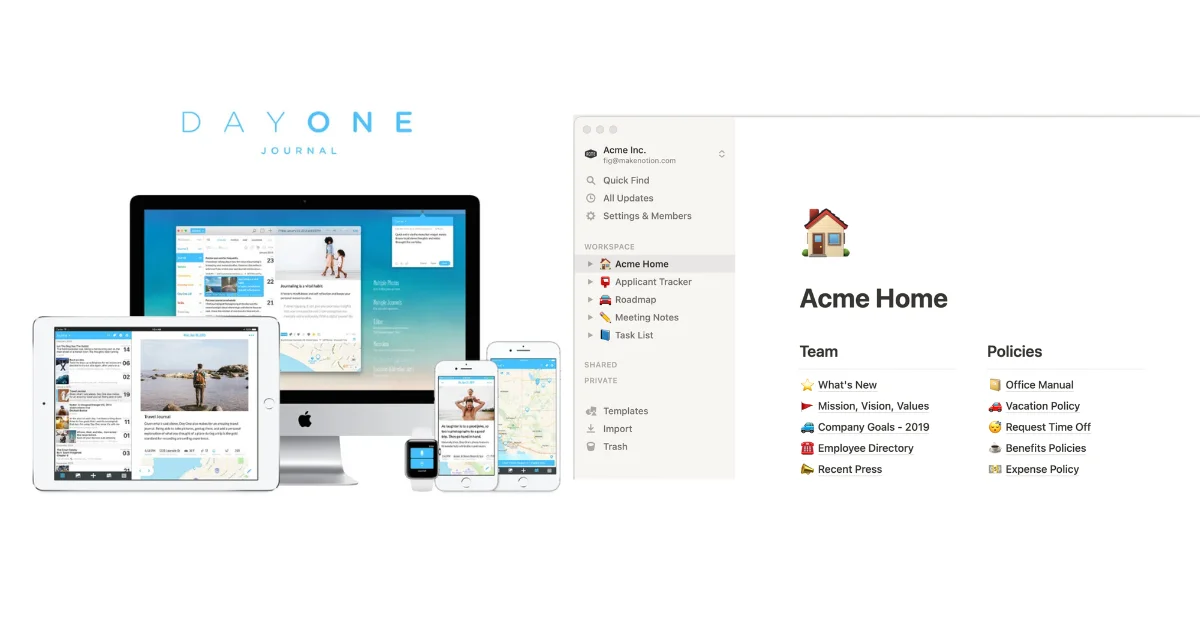 Notion vs Day One: Which Is Better for Journaling in 2026?